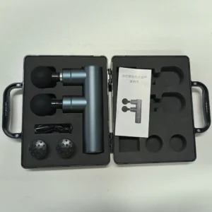 Muscle Electric Massage Gun USB Charging High Frequency Double Head Body Relax Portable Massage Gun with Bag for Sports Gift - Image 5