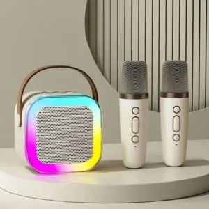 NEW Hot K12 Bluetooth Speaker Portable Home Cute Karaoke Mini Wireless Audio with Microphone K Song Family Singing Machine - Image 3