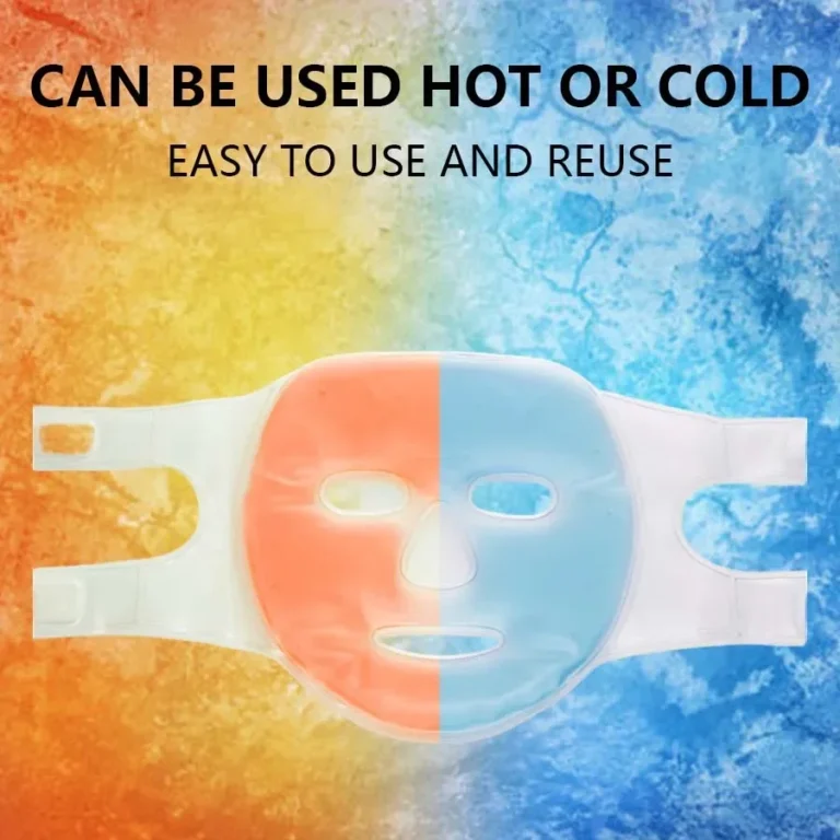 Face Cooling Mask Gel Eye Mask Ice Pack Cooling PVC Hot Cold Therapy Skin Care Tool Gel Face Mask Skin Firming Spa Sleep Mask - Image 2