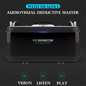 Virtual Reality VR Glasses IMAX Huge Screen 3D Glasses Google Cardboard Box VR Helmet for 4.5-6.53" Phone,Support Game Joysticks - Image 3
