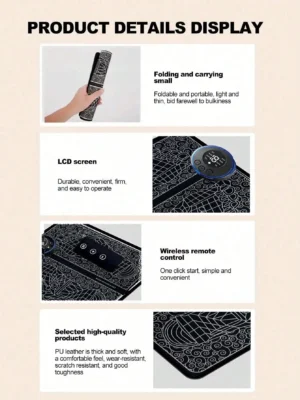 Foot Massager Pulse Foot Massage Device EMS Physical Therapy Acupoint Foot Massage Machine Foot Massage Pad - Image 5