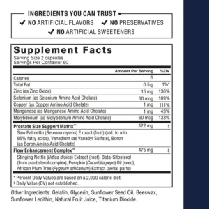 Prostate - Urinary Tract Health, Relieve Frequent Urination, Hair Growth, Bladder Support Capsules - Image 2