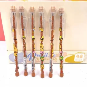 4Pcs/Set Capybara Cartoon Stackable Pencils 10 in 1 Point Pencils for Birthday Party Stationery Supplies Birthday Gift - Image 3