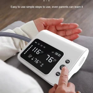 4.7 Inch Upper Arm Intelligent Voice Broadcast Dual Mode Electronic Blood Pressure Monitor Charging Portable Alarm - Image 5