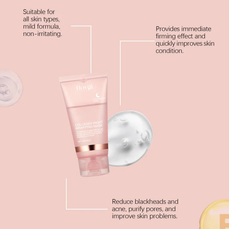 Collagen Peel-off Mask Deep Hydrating Fade Fine Lines Firming Shrink Pores Brightening Overnight Wrapping Mask Face Skin Care - Image 3