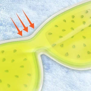 Gel Eye Mask Cooling Gel Eye Packs for Puffy Hot Cold with Plush Backing Reusable for Compress Dry Stress Skin Care Sleep Mask - Image 5