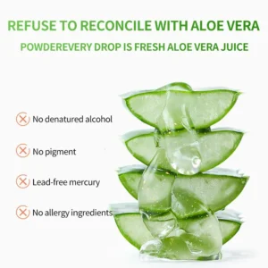 300g Aloe Vera Gel Hydrating and Moisturizing After Sun Exposure Refreshing and Non-greasy Red pomegranate Aloe Vera Gel - Image 3