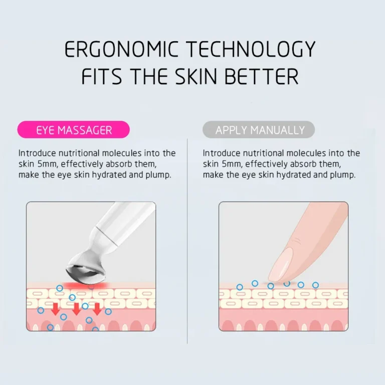 Mini Electric Vibration Eye Massager Anti-Ageing Wrinkle Dark Circle Pen Removal Rejuvenation Eye Massager - Image 4