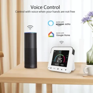 Tuya WiFi Smart Air Conditioner Controller Temperature Humidity Infrared Controller USB Power LCD Touch Screen Google Home Alexa - Image 6