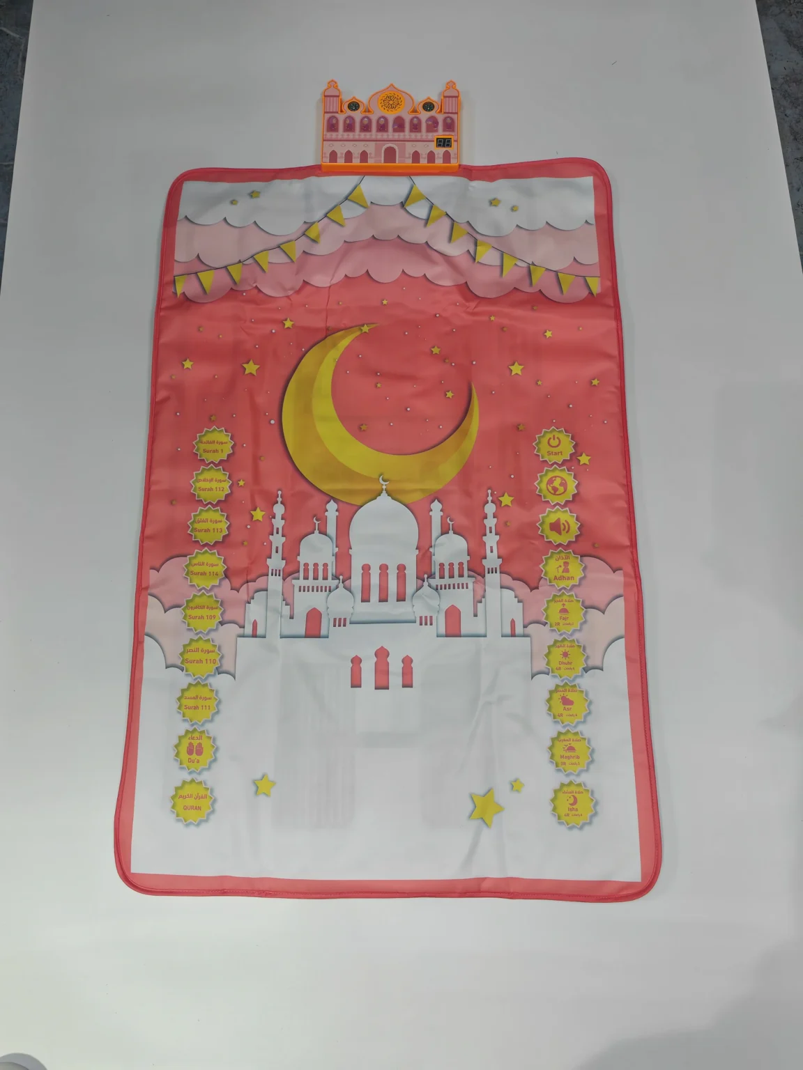 Multifunctional Sajadah Handmade Smart Interactive Electronic Children Prayer Mat for Learning Toys for Jouet Islam Kids Custom - Image 2