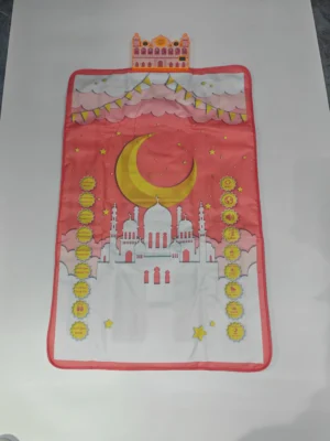 Multifunctional Sajadah Handmade Smart Interactive Electronic Children Prayer Mat for Learning Toys for Jouet Islam Kids Custom - Image 2