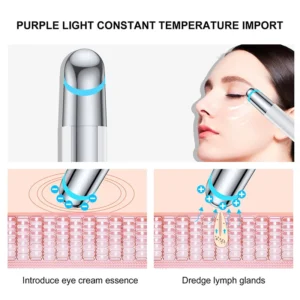 Eye And Lip Beauty Device Eye Massager Remove Eye Bags Dark Circles Red Blue Light Eye Lifting Massage Instrument - Image 6