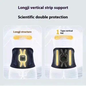 Comfortable Fit Weightlifting Squats and Core Exercises Multi-functional Back Pain Relief Heated Massager Belt - Image 6