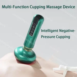 Electric Scraping Guasha Massager Cupping Therapy Massager Heating and Dredging Meridians Vacuum Negative Pressure Fat Burning