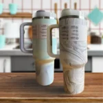40oz Large Capacity Stainless Steel Travel Mug with Handle & Straw Lid | Office & Travel Essential | Leakproof Insulated Cup