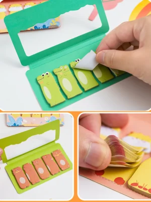 150 Sheets Creative Animal Sticky Notes Student Classified Indexing Stickers Bookmarks Memo Stationery - Image 4