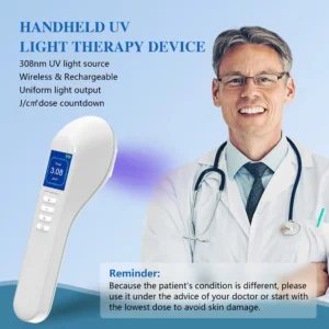 308nm Household Ultraviolet Phototherapy Instrument, Vitiligo Treatment, UVB Lamp Laser for Therapy, Psoriasis, Skin Disease - Image 2