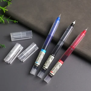 10-Pack of High-Capacity Direct Liquid Rollerball Pens, Suitable for Office Work and Study, Gel Ink Pens - Image 3