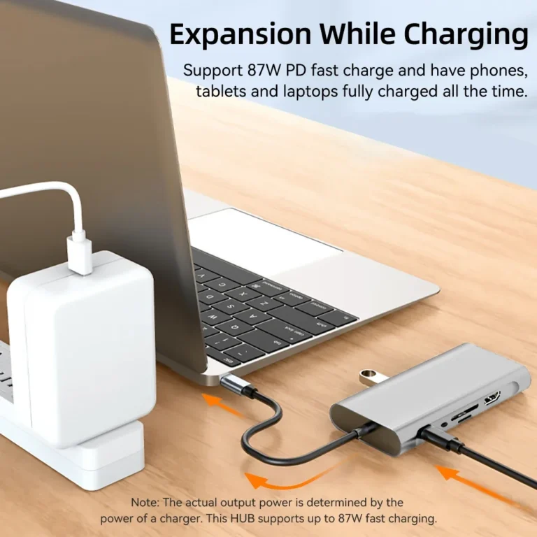 11-in-1 USB C Docking Station USB C HUB Type C to HDMI 4K USB 3.0 5Gbps Transmission USB Splitter Adapter For Laptop Macbook - Image 3