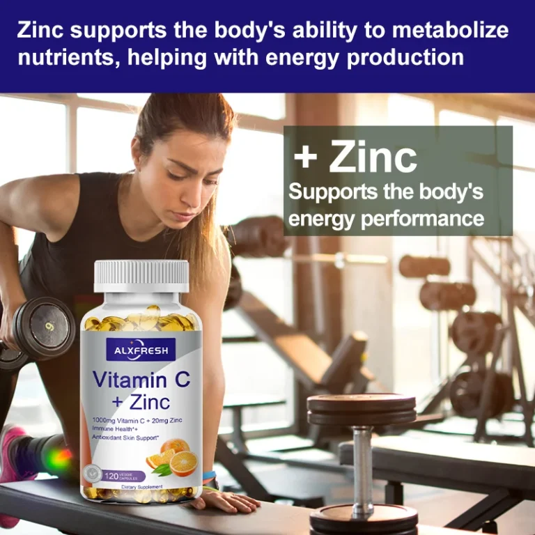 Alxfresh Vitamin C with Zinc for Hair Skin Nails and Brain Heart Health Supports Cellular Level Defense Immune System Booster - Image 3