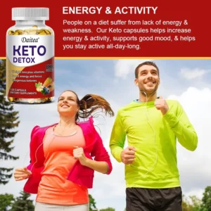 Daitea Keto Capsules - To Boost Immunity, Provide Energy and Focus | Natural Energy Production, Non-GMO, 120 Capsules - Image 5