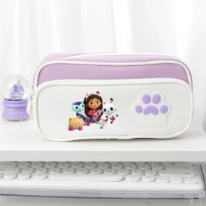 Gabby Dollhouses Girls Pencil Case Pen Bag Large Capacity Korean Organizer Pouch Student Back To School Supplies Stationery Gift - Image 4