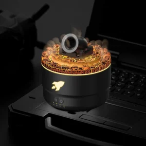 Volcanic Crack Light Cannons Humidifier Essential Oil Diffuser Cannon Blast Aroma Humidifier Aromatherapy Diffuser for Bedroom - Image 3
