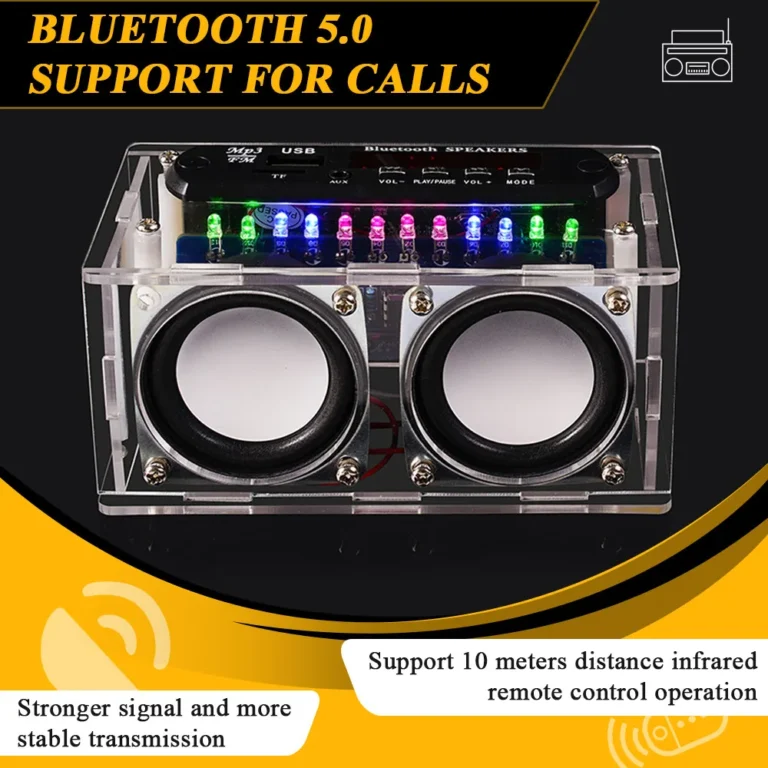 DIY Bluetooth Speaker Kit with FM Radio 87.5-108MHZ DIY Soldering Project Practice Electronic Kit Solder Assembly U Disk TF - Image 4