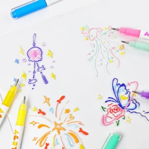 12 colors/box direct liquid hardhead high-gloss acrylic marker, suitable for student notebook writing, DIY painting and graffiti - Image 5