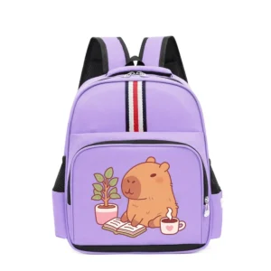 Cute Capybara School Backpack For Children Teeneger Large Schoolbags Boys Girls Student Book Bags Cartoon Capybara Bags Gifts - Image 3