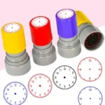 1PC Clock Stamp Teaching Tools for Kids Learning on Watch Multiple Style Student Teaching Tools Seal for Primary School Supplies
