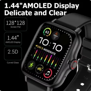 2024 Smart Watch Android Phone 1.44'' Inch Color Screen Bluetooth Call Blood Oxygen/Pressure Monitoring Smart Watch Women Men - Image 3
