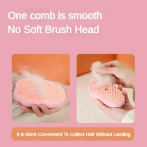 3 in 1 Cat Comb Brush Electric Spray Cat Steam Brush Spray Cat Hair Brushes for Massage Pet Float remover Cat Supplies - Image 4