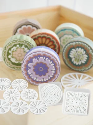 DIY Square Kaleidoscope Silicone Molds for Soaps Steel Rod Candle Making Kit Supplies Split Acrylic Cylindrical Christmas Mould - Image 2