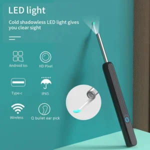 Wireless Smart Visual Ear Cleaner Otoscope Ear Wax Removal Tool With 1296P Camera Ear Endoscope Ear Tools Health Care Kit - Image 2