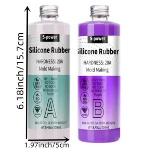 High-Performance Silicone Rubber Mold Making Kit, Fast Curing, Non-Toxic for Casting Resin, Soap, Wax, Crafts, and DIY Projects - Image 2