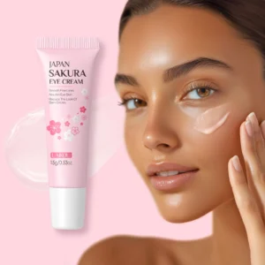 LAIKOU Sakura Anti-Wrinkle Eye Cream Cherry blossoms Remove Dark Circles Eye Bag Eye Care Against Puffiness
