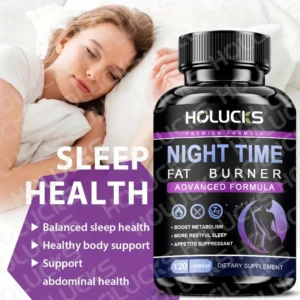 Night Time Fat Burner Weight Loss Capsules- with Melatonin - Fat Burner Diet Pills that Work Fast - Nighttime Metabolism Booster - Image 6