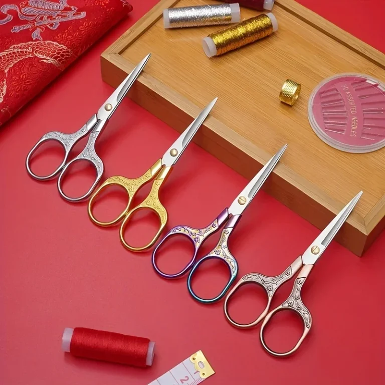 Stainless Steel Scissor Fabric Thread Sewing Scissor Colorful Handicraft Household Embroidery Sewing Shears Embroidery Scissors - Image 5