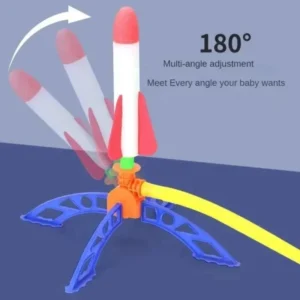 Kids Outdoor Rocket Foot Pump Outdoor Air Pressing Soaring Rocket Suit Jumps Air Powered Rocket Launcher Game Children Toy Gifts - Image 5