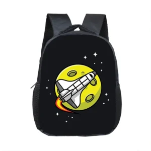 16 Inch Aliens Spaceship Pilot Backpack for 2-4 Years Old Space Astronaut Kids Bookbag Boy Girl Mini Toddler School Bags Gift - Image 5
