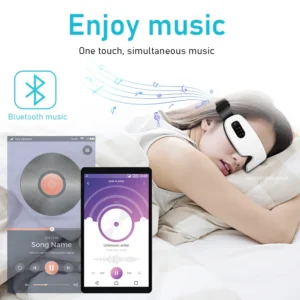 Smart Eye Massager Vibration Airbag Compress Eye Care Instrument Bluetooth Music Eye Massage Glasses Eye Relax Fatigue - Image 2
