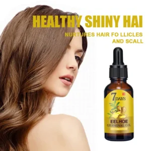 Hair Growth Serum Fast Growing Hair Essential Oil Beauty Hair Care 10/20/40ml Dense Regrowth Ginger Hair Promoting Regeneration - Image 3
