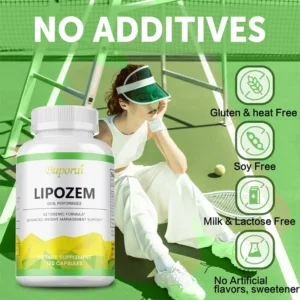 Lipozem Supplement - Weight Loss Capsules, Boosts Metabolism, Increases Energy and Controls Appetite - Image 5