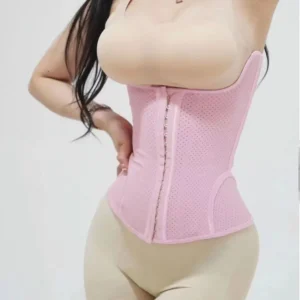 Pink Women Waist Trainer Neoprene Body Shaper Belt Slimming Sheath Belly Reducing Shaper Tummy Sweat Shapewear Workout - Image 4