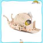 DIY Bionic Electric Snail Model Physical Science Experiment Tool Pack Teaching Aids for Kids Educational Toys Building Block
