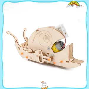 DIY Bionic Electric Snail Model Physical Science Experiment Tool Pack Teaching Aids for Kids Educational Toys Building Block