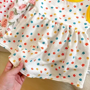 Fashion Printed Sleeveless Girls Dress Newborn Princess Dress Baby Girls Clothes Baby Girl Leisure Dress Baby Clothing - Image 4