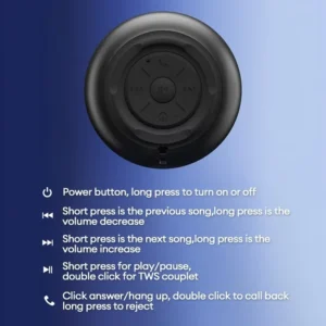 Original Lenovo K3 Pro Bluetooth V5.0 Speaker Big Audio With Deep Bass Sound Outdoor Soundbox Music Portable Camping Loudspeaker - Image 6