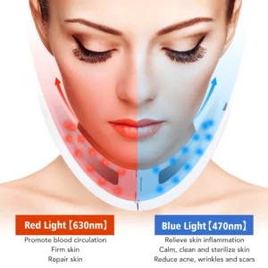 EMS Double Chin V Shape Lift Belt Facial Lifting Massager 5 Modes Face Slimming Vibration Face Lift Tighten Device Skin Care - Image 5
